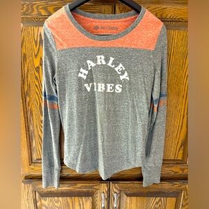 Harley Davidson- Harley Vibes Long Sleeve Shirt Size M